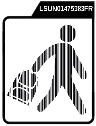 Visuel LSUN Cartable Code barre Visuel LSUN Cartable Code barre