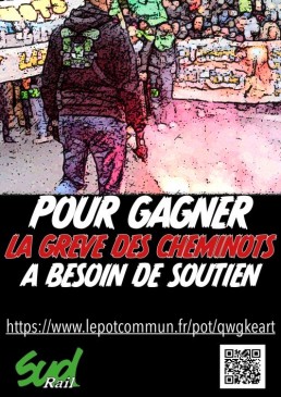 Caisse de grève Sud Rail