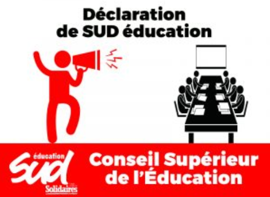 Déclaration de SUD éducation au CSE du 29 janvier – EVARS