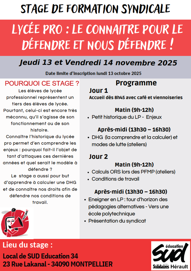 Stage lycée pro Stage lycée pro