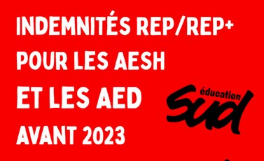 Prime REP/REP+ pour les AESH et pour les AED : Un combat porté par SUD éducation, une victoire collective !