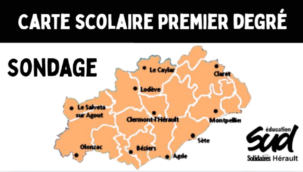 Sondage carte scolaire rentrée 2026 pour le 1er degré