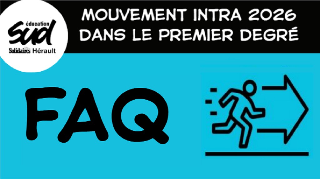 FAQ – Mouvement 1er degré Hérault 2026
