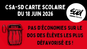 Pas d'économies sur le dos des élèves défavorisés